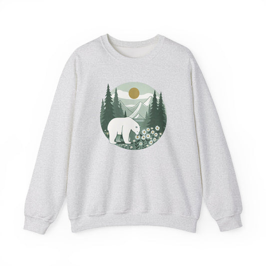 Polar Bear in the Pines Sweatshirt | Polar Den Edition