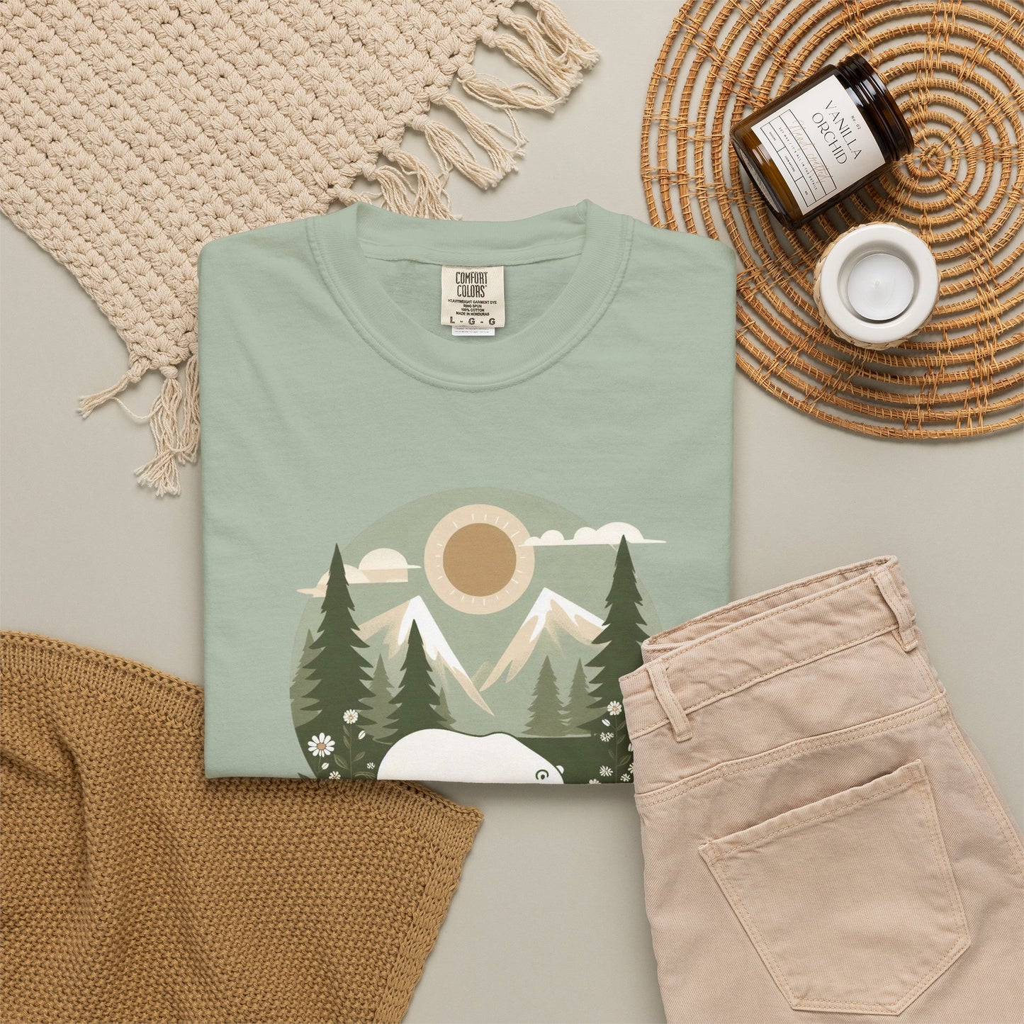 Mountain Meadow Polar Bear Tee