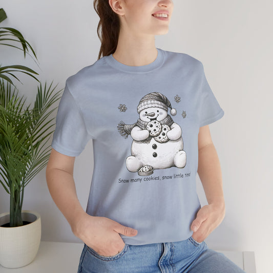 Snowman Cookie Time T-Shirt