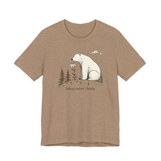 Polar Bear Nature Tee | Embrace Nature’s Beauty Shirt