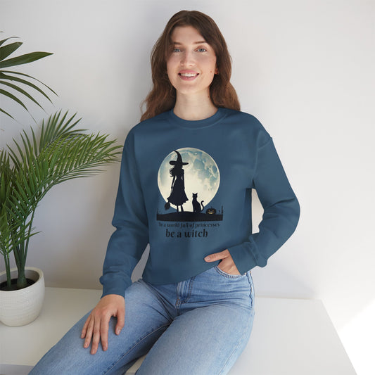 Witch's Moonlight Silhouette Sweatshirt | Mystic Den Edition