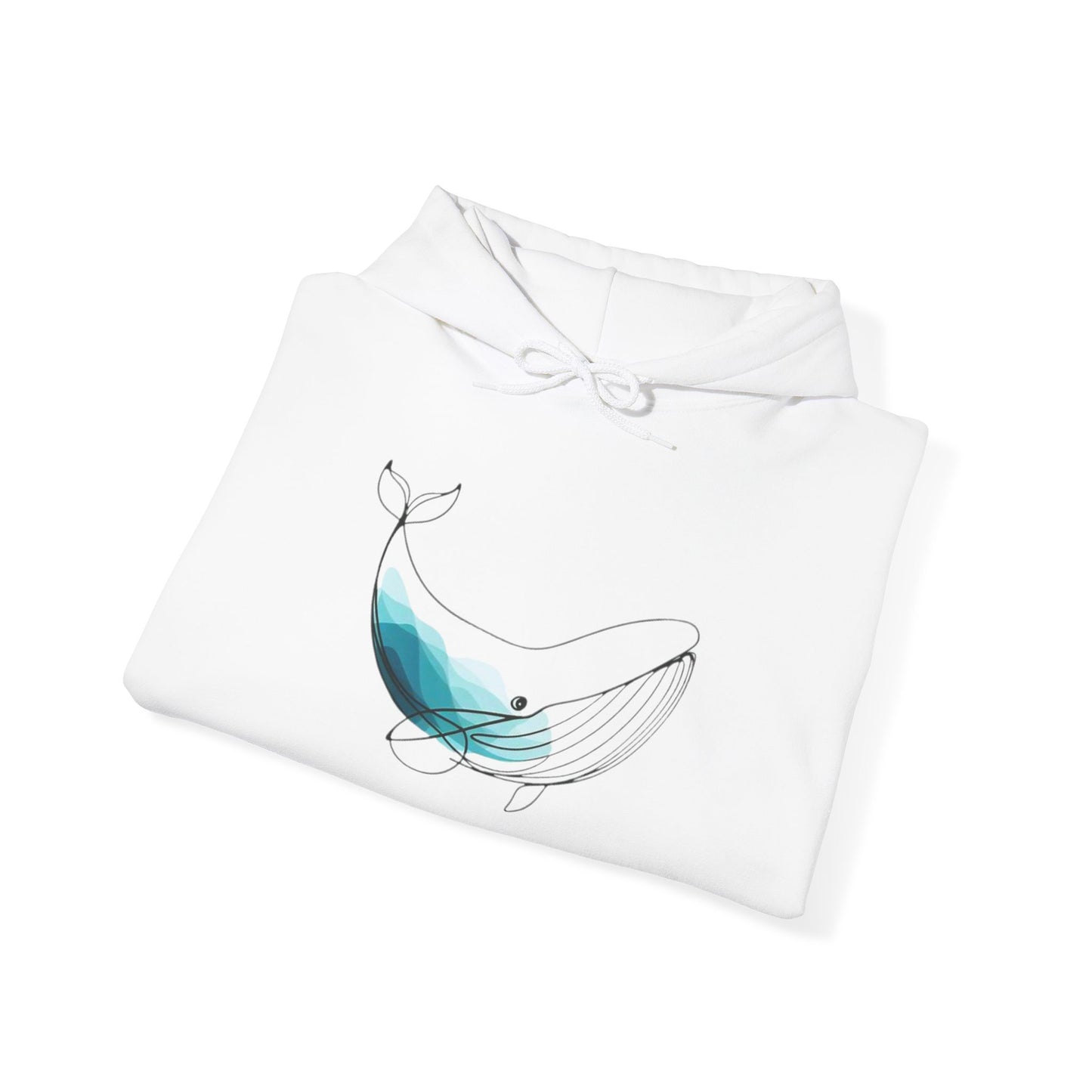 Minimalist Whale Hoodie