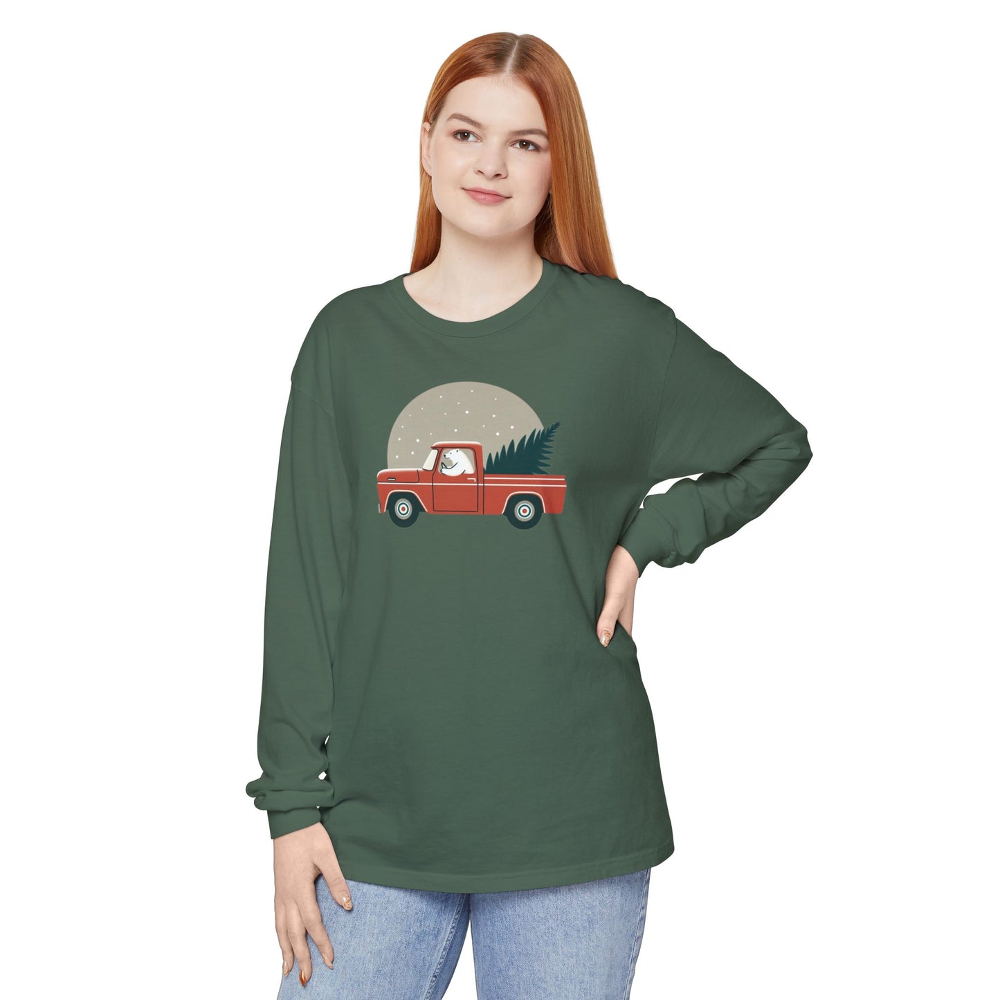 Heritage Red Truck Long Sleeve | Holiday Den Edition