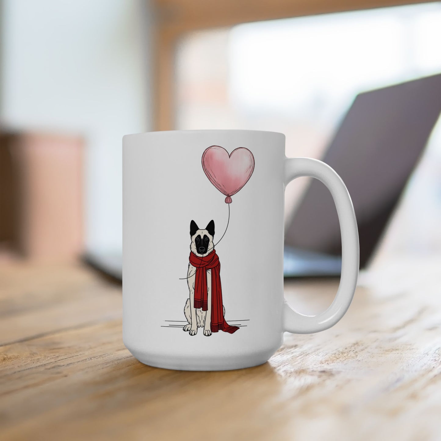 The Vigilant Herald Malinois Art Mug | 15oz