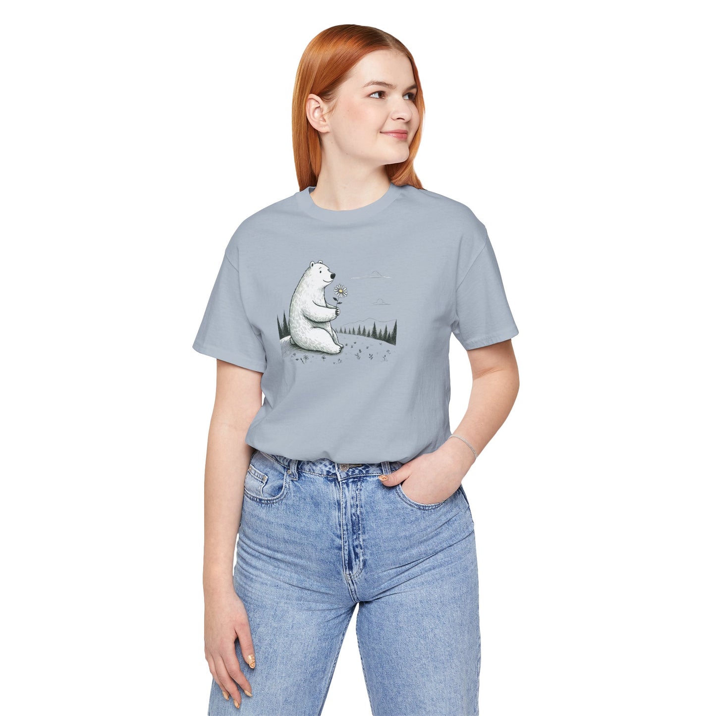 Daisy Bear Sketch Premium Tee | Polar Den Edition