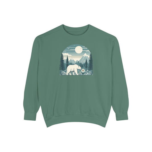 Solstice Polar Bear Comfort Colors Sweatshirt