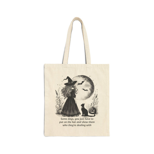 Put on the Hat Witch Tote Bag