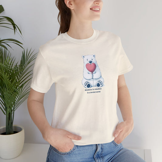 Kindness Is Rebellion Polar Bear T-Shirt