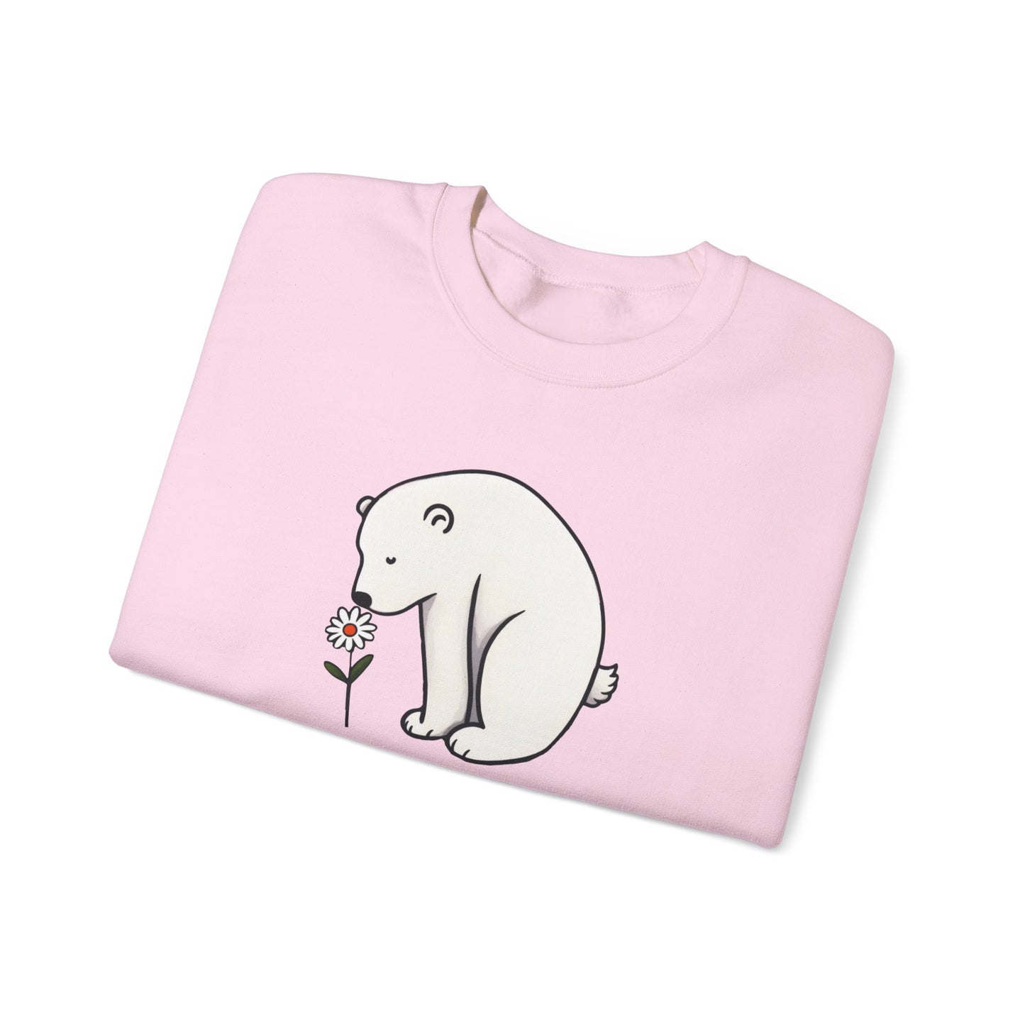 Polar Bear Daisy Sweatshirt | Polar Den Edition