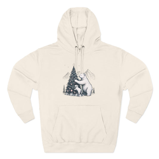Polar Bear & Cub Holiday Hoodie
