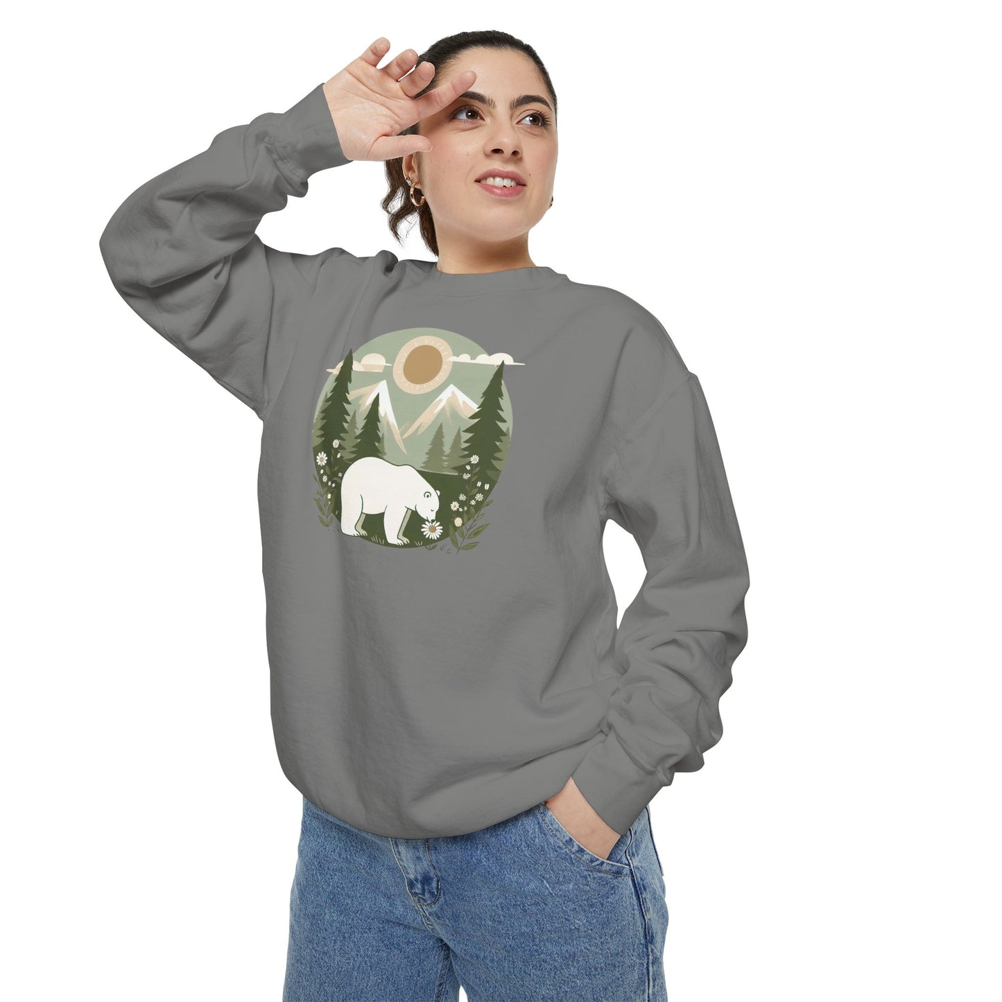 Polar Bear Evergreen Sweatshirt