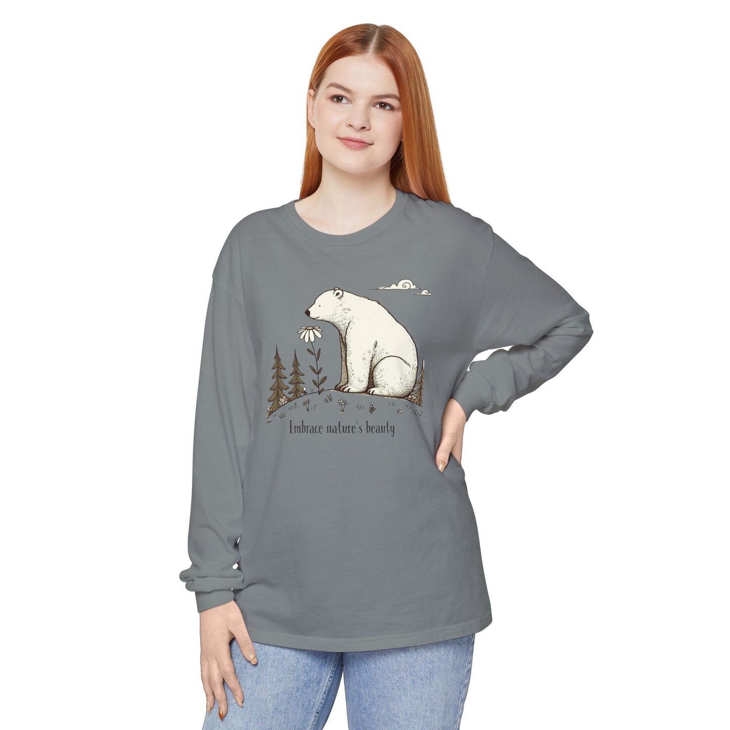 Embrace Nature Long-Sleeve Tee | Storybook Bear Edition