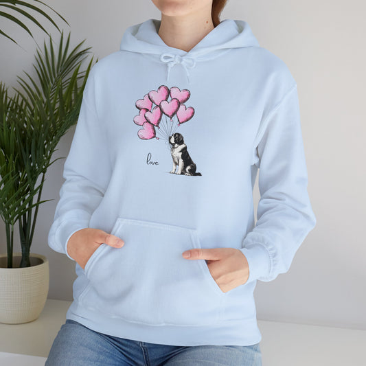 Saint Bernard Love Balloon Hoodie