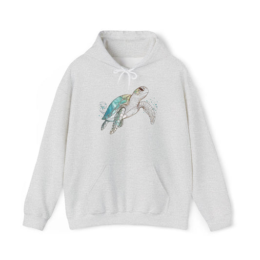 Sea Turtle Watercolor Hoodie | Coastal Den Edition
