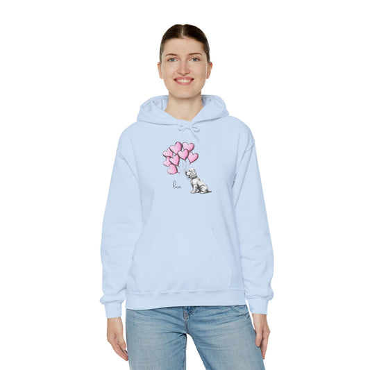 Cocker Spaniel Dog Love Balloon Dog Hoodie