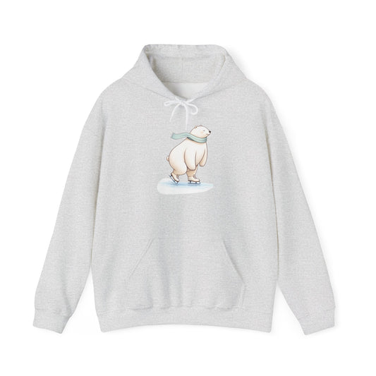 Ice Skating Bear Hoodie | Holiday Den Edition