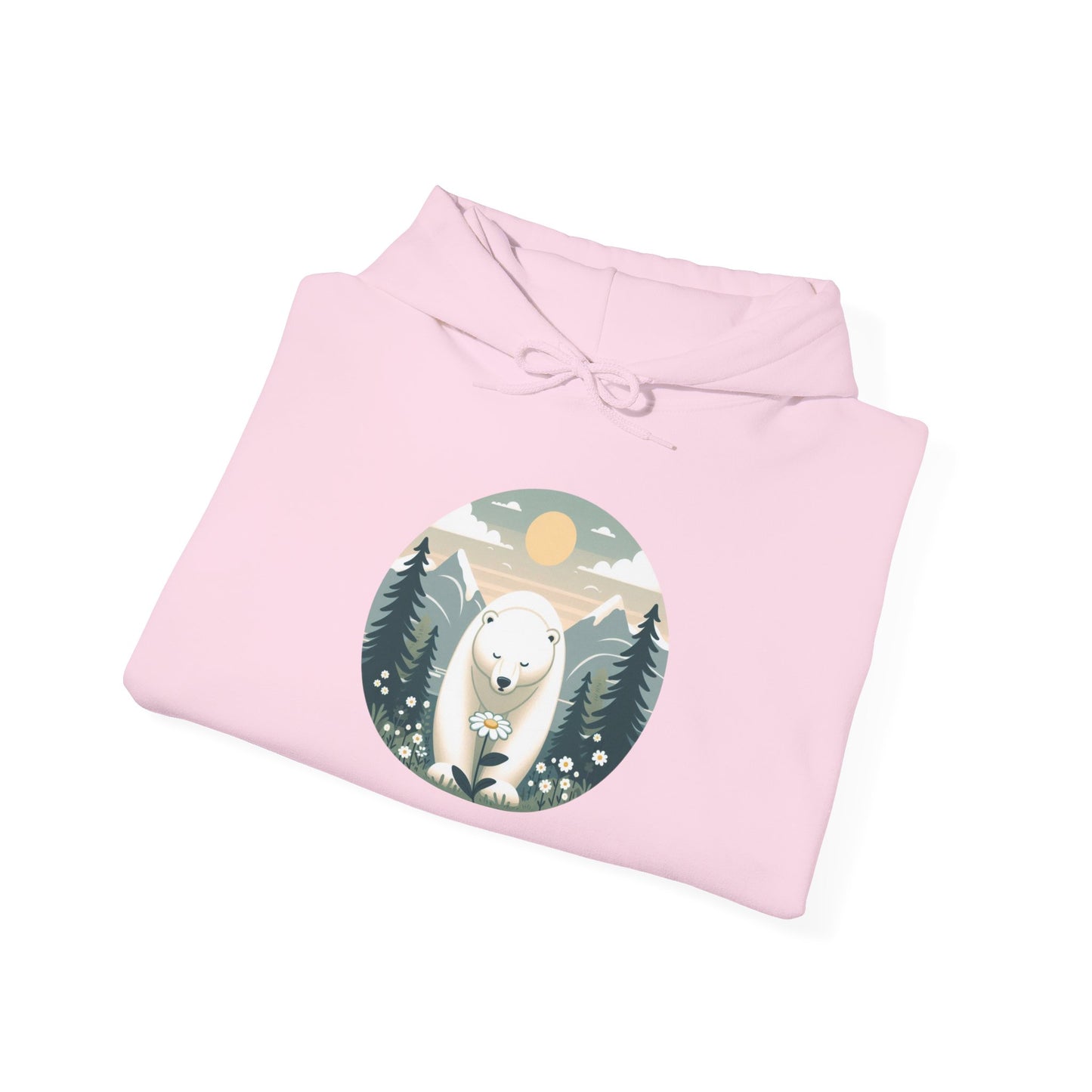 Polar Bear & Wildflower Hoodie | Polar Den Edition