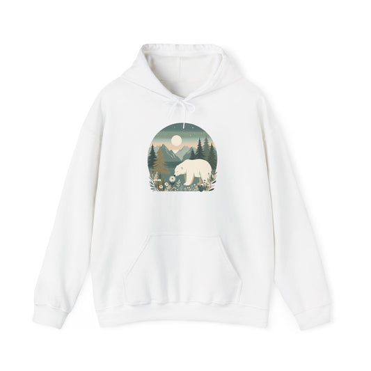 Moonlight Polar Bear Hoodie | Polar Den Edition
