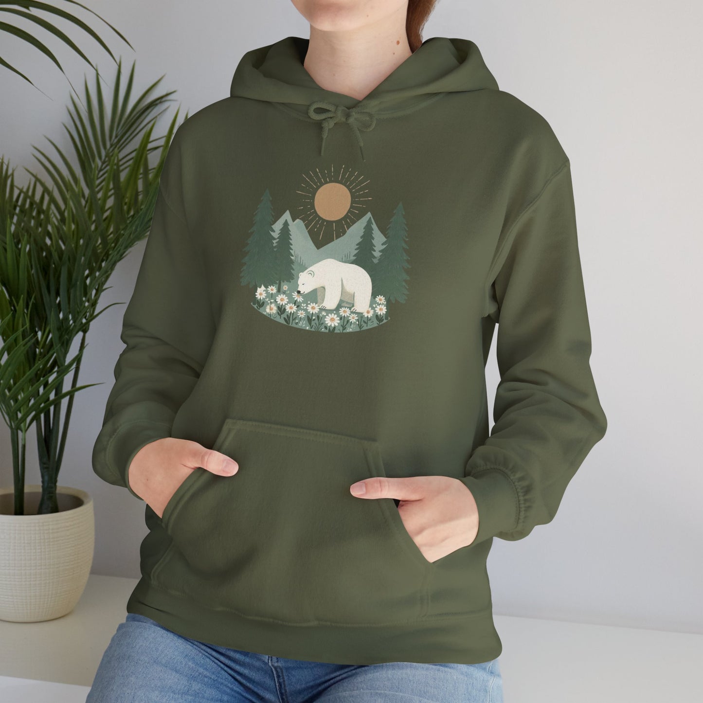 Polar Bear Meadow Hoodie | Polar Den Edition