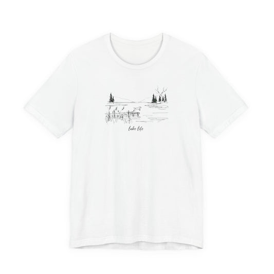 Lake Life Tee | Minimal Nature-Inspired Graphic T-Shirt