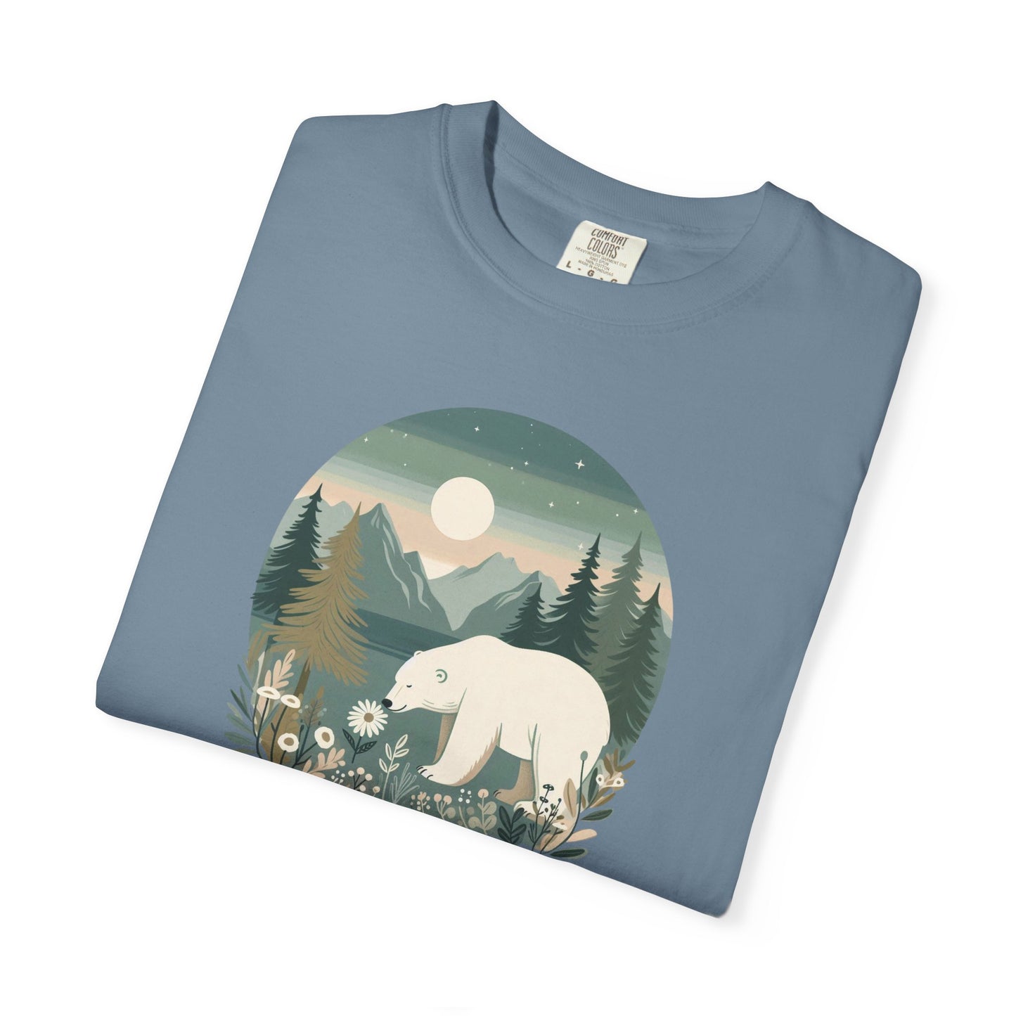 Moonlit Meadow Polar Bear Tee