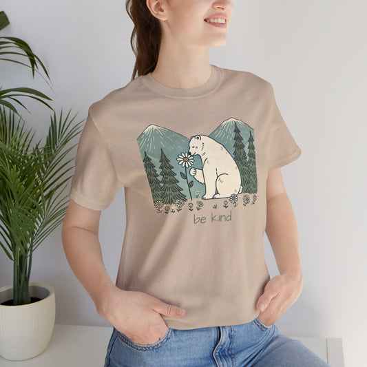 Be Kind Polar Bear Tee - Stompy Paws