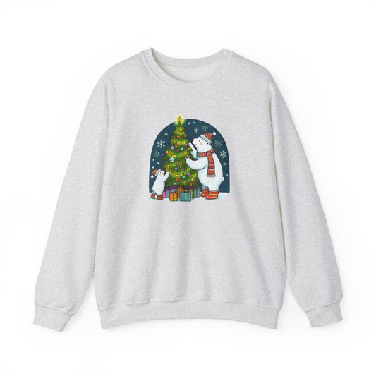 Arctic Christmas Celebration Sweatshirt | Polar Den Holiday Edition