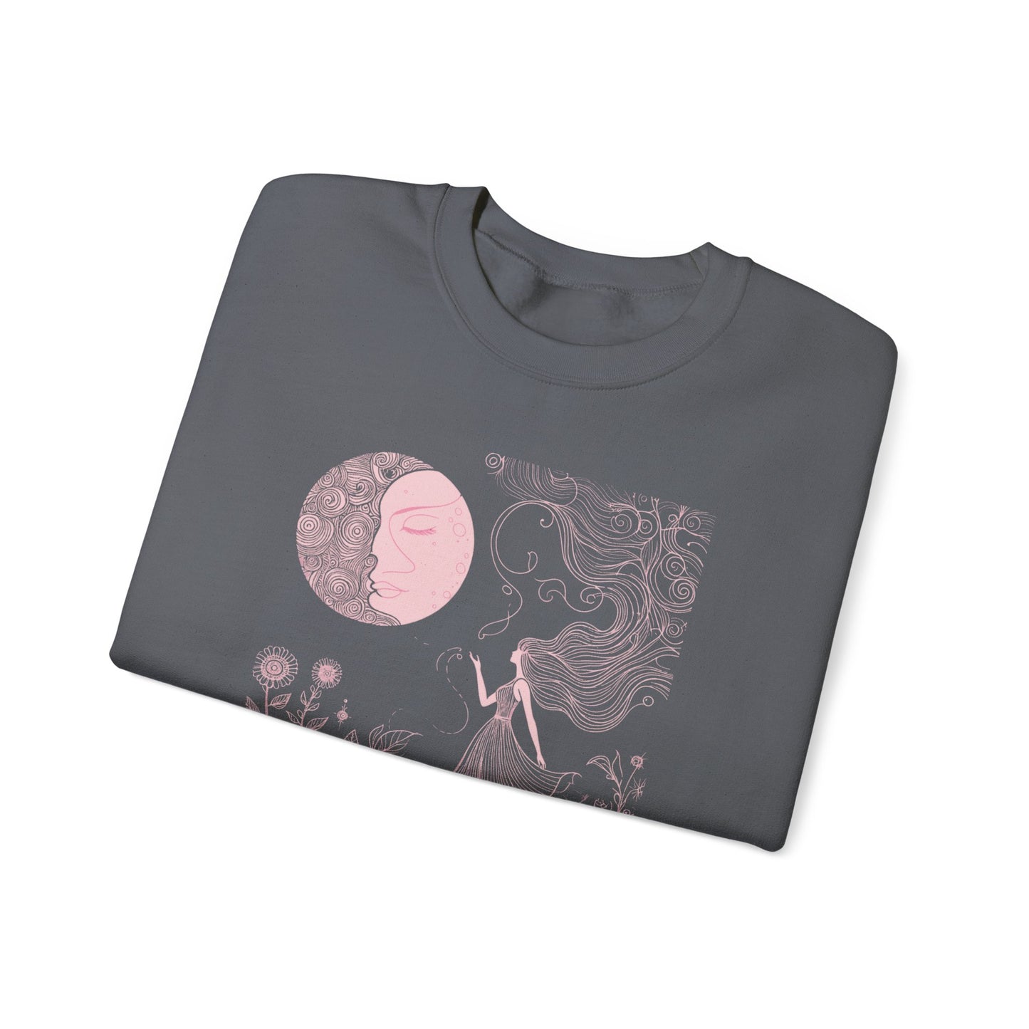 Lunar Muse Celestial Art Sweatshirt | Gallery Edition