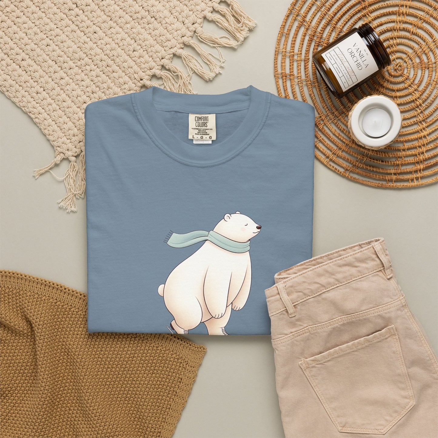 Skating Polar Bear Tee