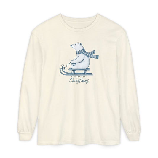 Christmas Cozy Polar Bear Long Sleeve T-Shirt