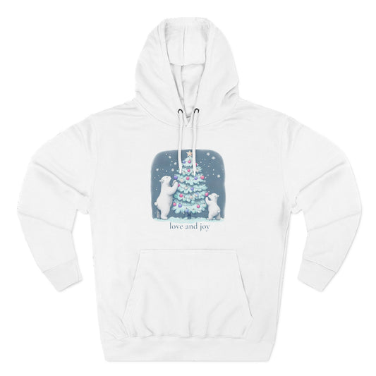 Love and Joy Polar Bears Hoodie