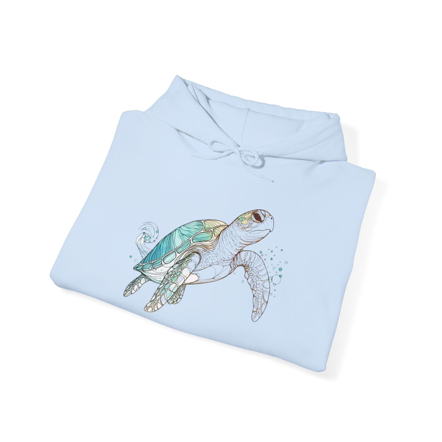 Sea Turtle Watercolor Hoodie | Coastal Den Edition
