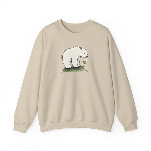 Minimalist Polar Bear Sweatshirt | Polar Den Edition