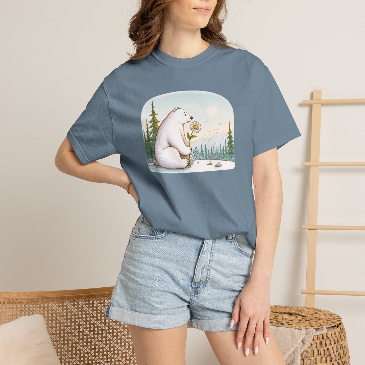 Polar Bear Mountain View Meadow Tee