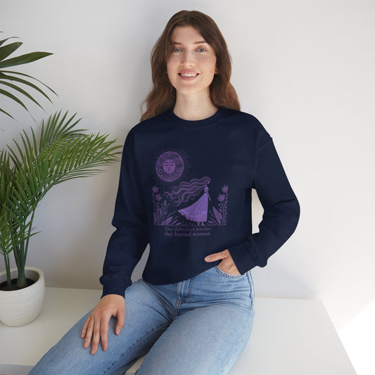 "Burned Women" Heavyweight Sweatshirt | Mystic Den