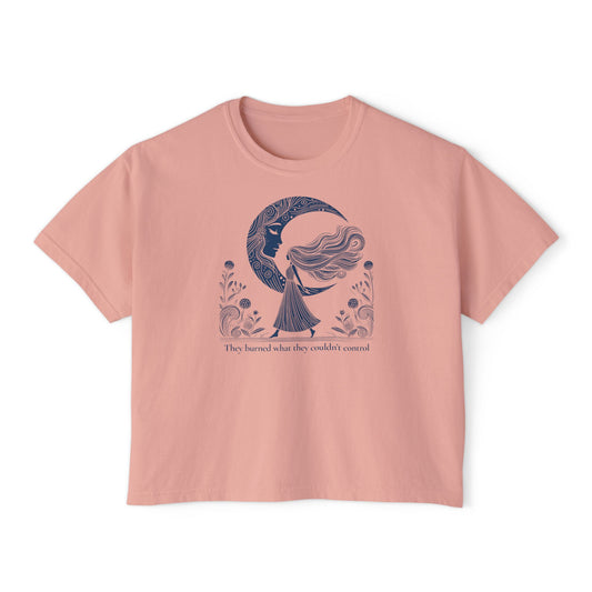 Control & Fire Crop Tee | Comfort Colors® Mystic Edition