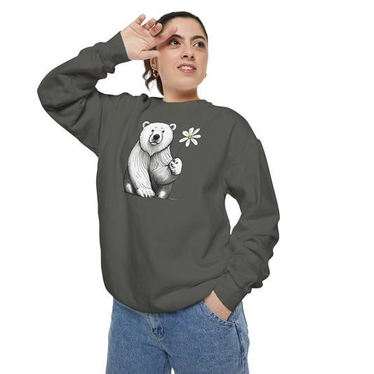 Wildflower Polar Bear Sweatshirt