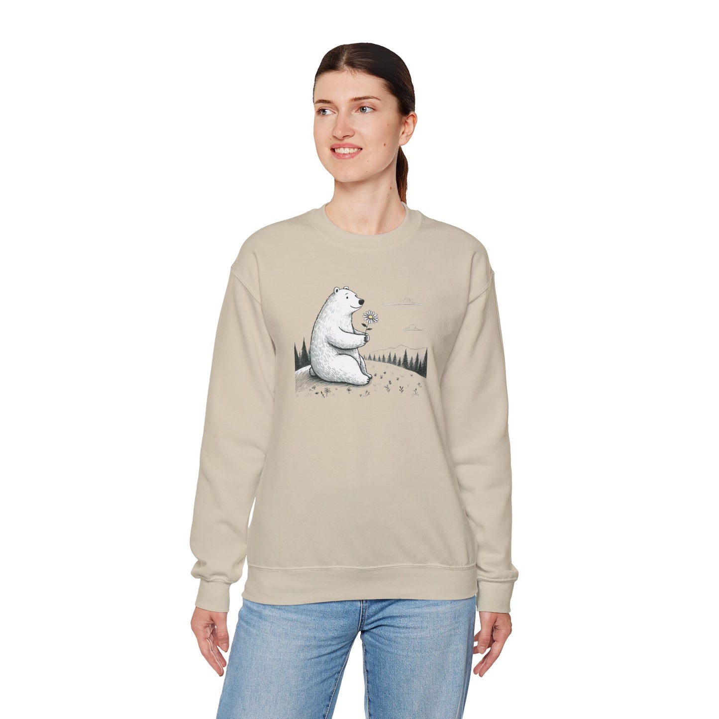 Daisy Bear Sketch Sweatshirt | Polar Den Edition