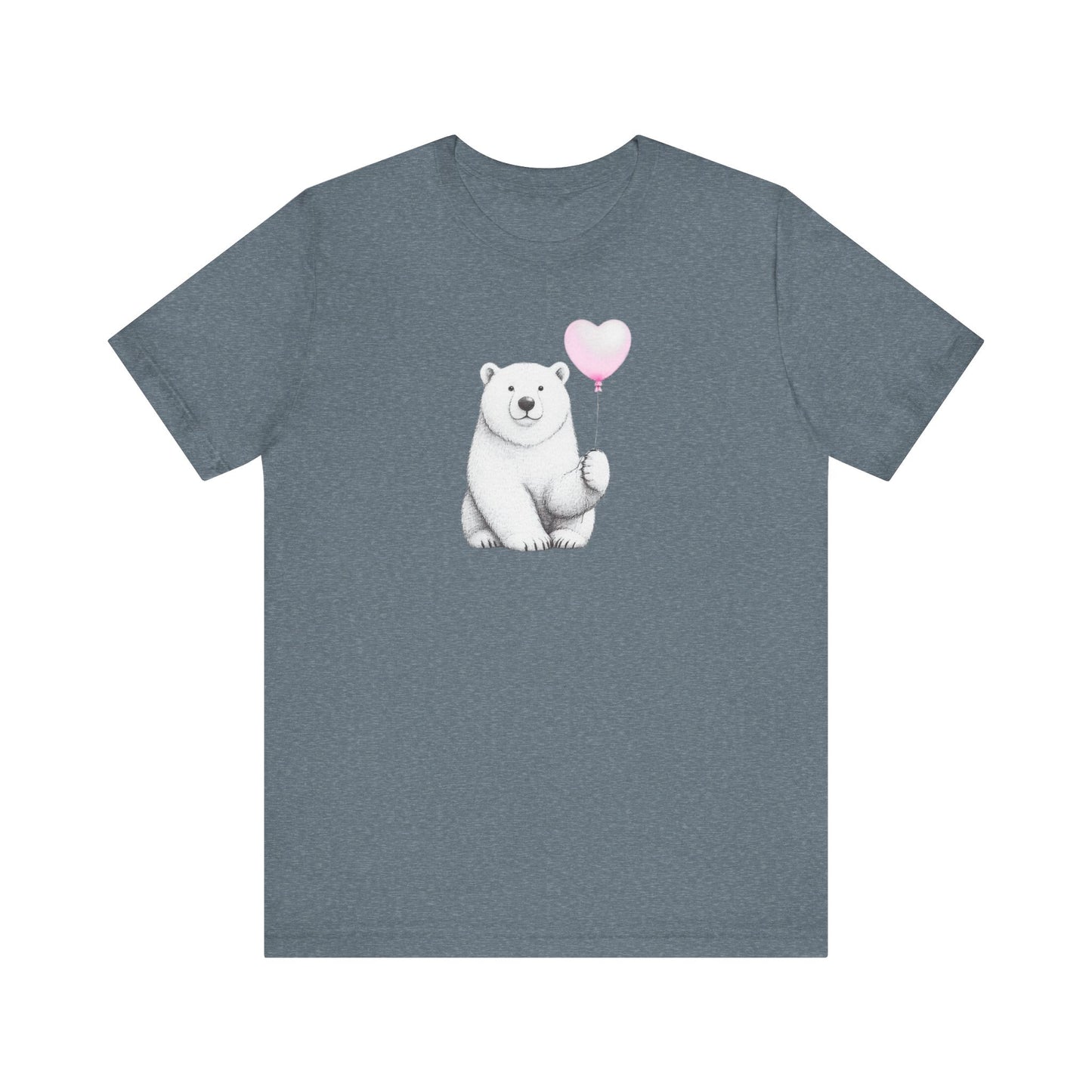 Polar Bear Holding a Balloon Tee