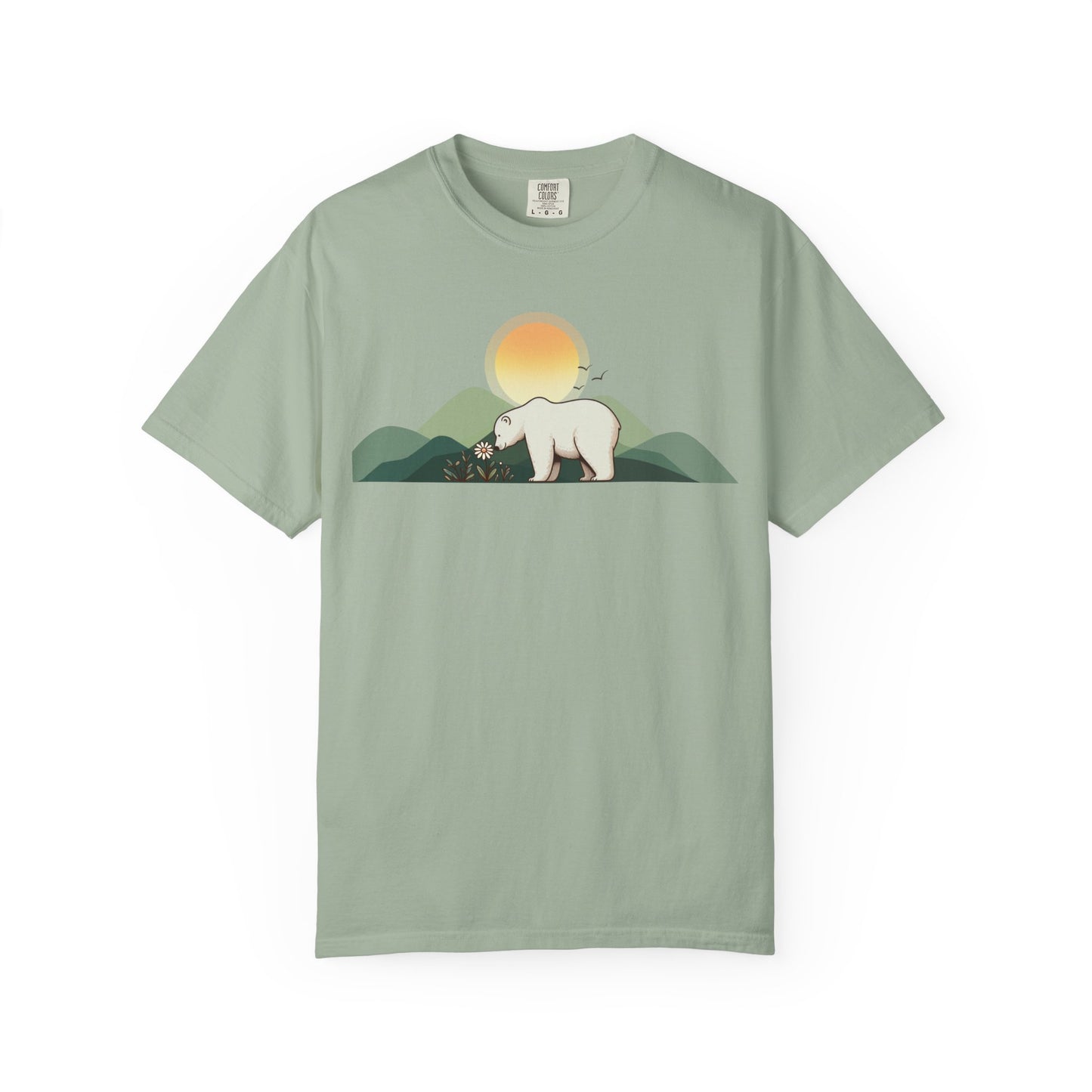 Polar Bear Sunrise T-Shirt — Wildflower Mountain Graphic