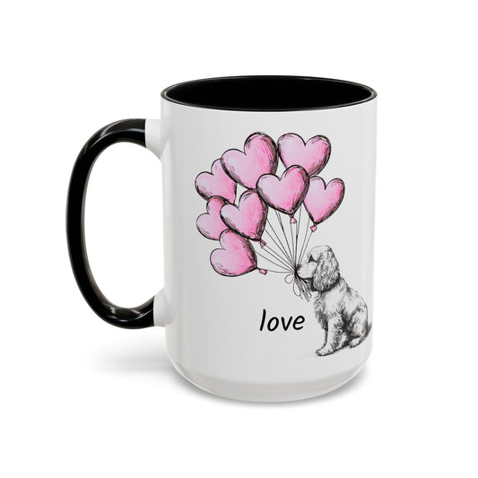 Cocker Spaniel Love Balloon Mug