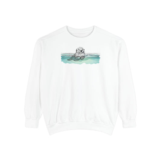 Sea Otter Horizon Heritage Sweatshirt | Coastal Den Edition