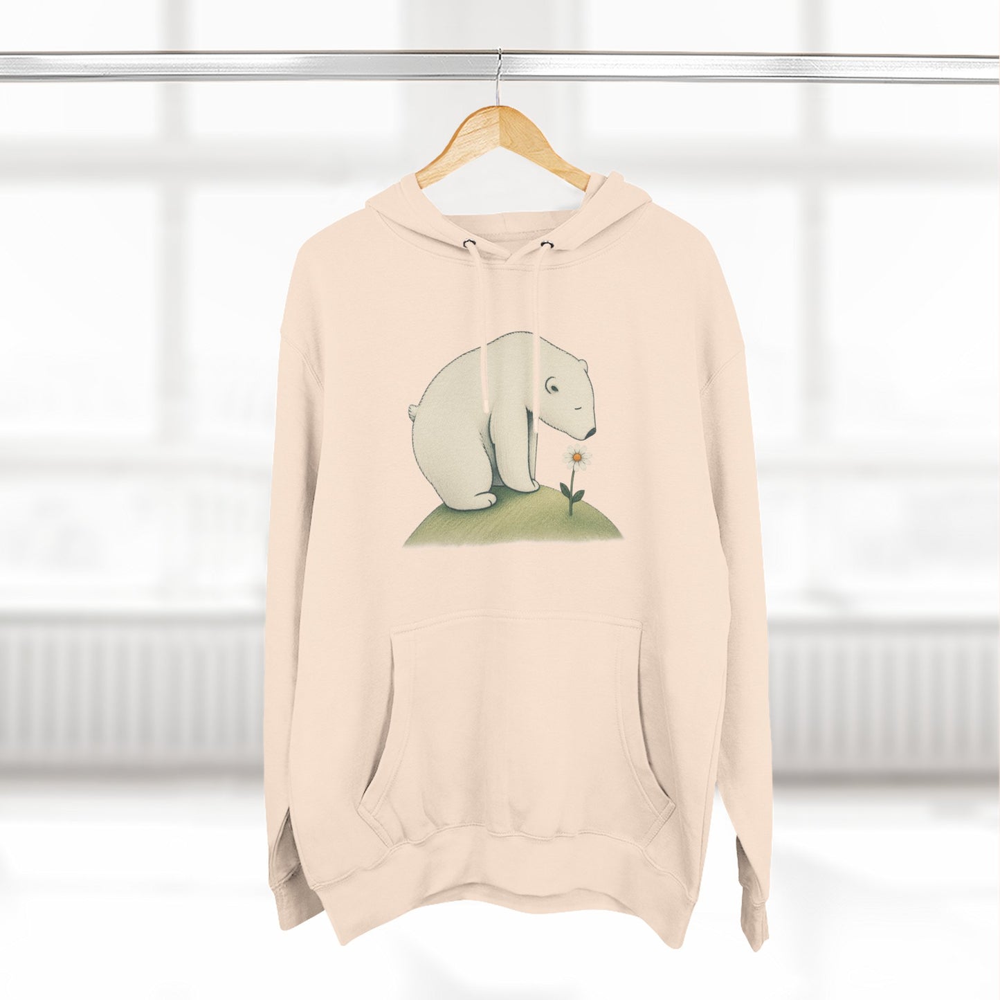 Daisy Day Polar Bear Hoodie