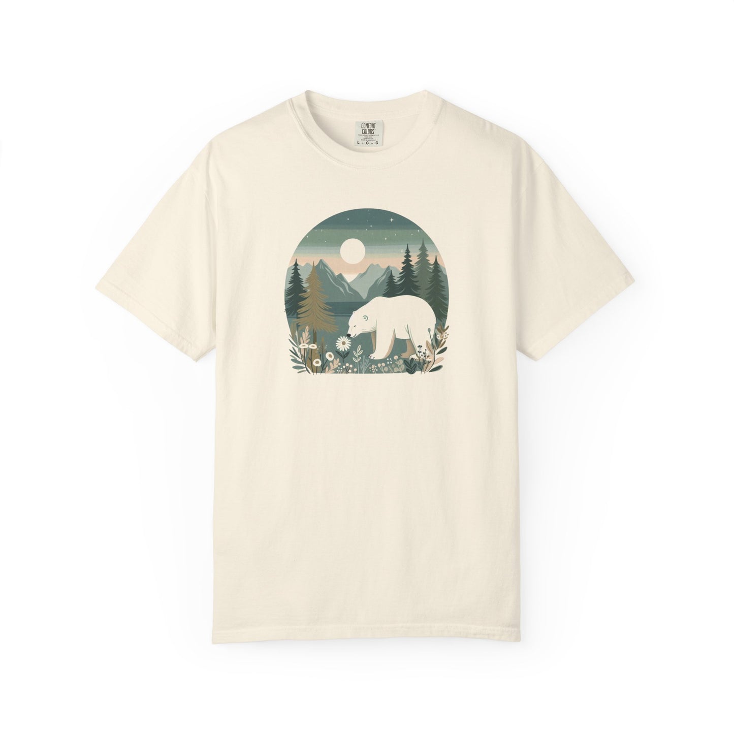 Moonlit Meadow Polar Bear Tee