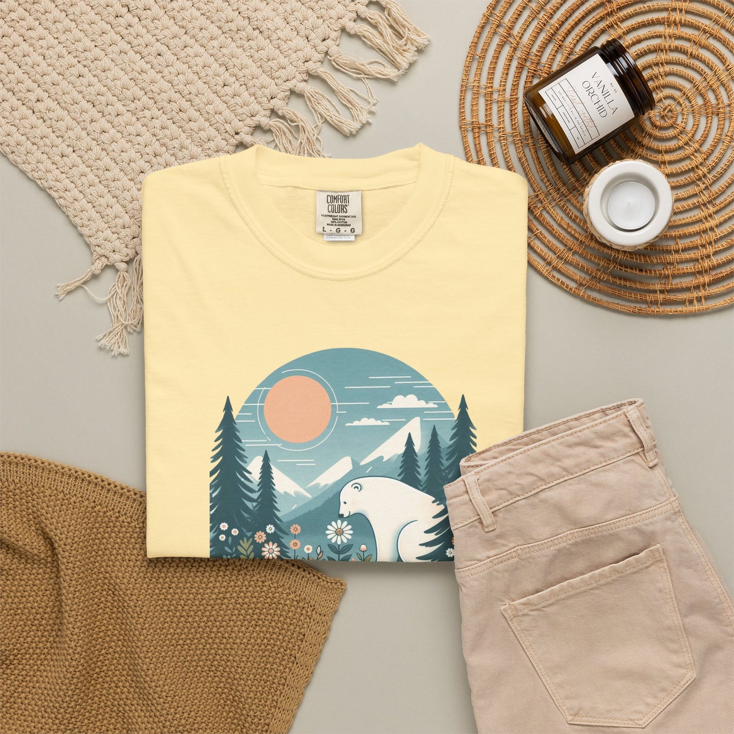 Arctic Bloom Comfort Colors Tee