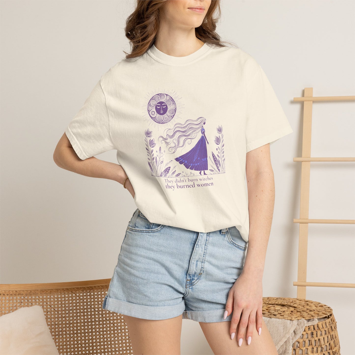They Didn’t Burn Witches They Burned Women Comfort Colors Tee