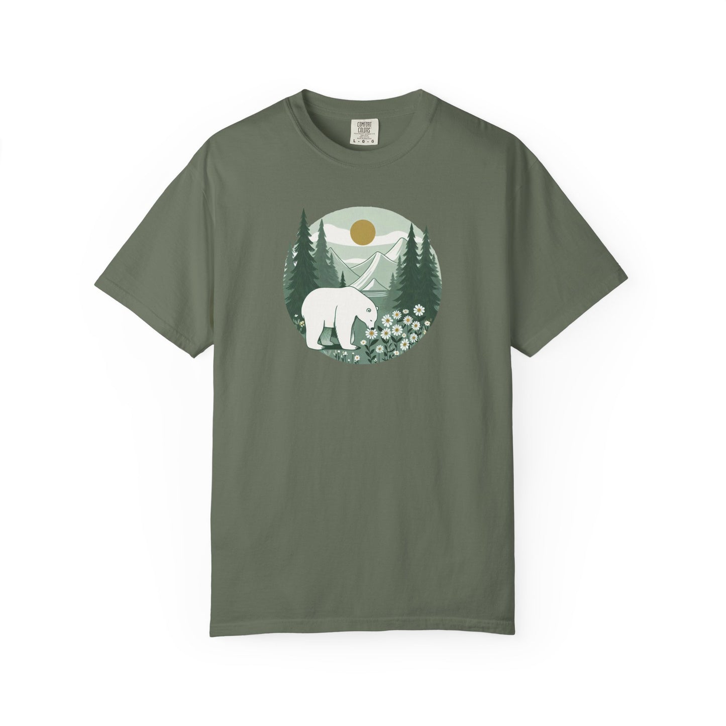 Polar Bear Mountain Meadow Comfort Colors Tee