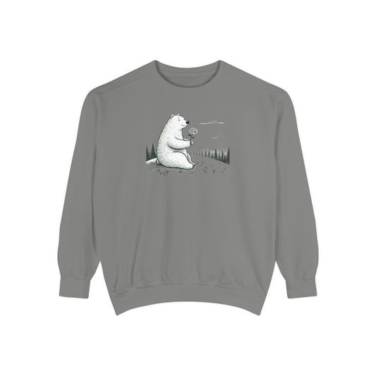 Woodland Bear Wildflower Sweatshirt