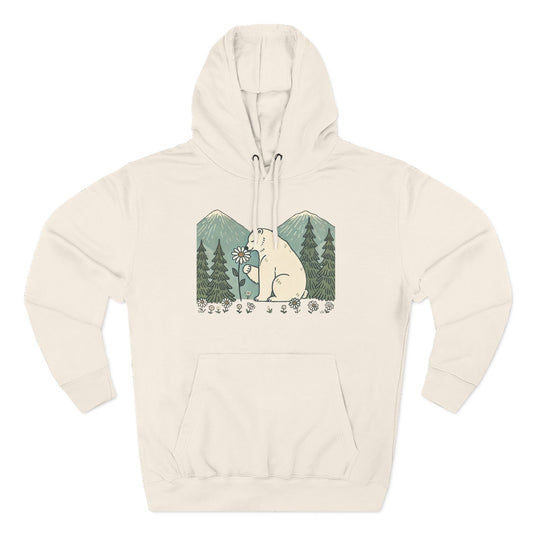 Woodland Polar Bear Hoodie
