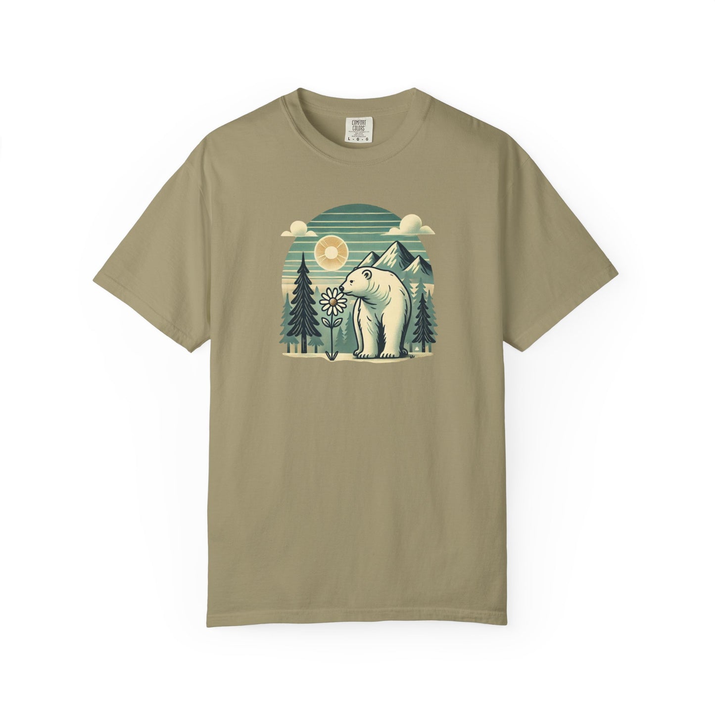 Pine & Daisy Polar Bear Comfort Colors Tee